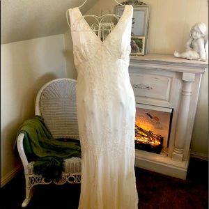 Vintage White Gown Dress